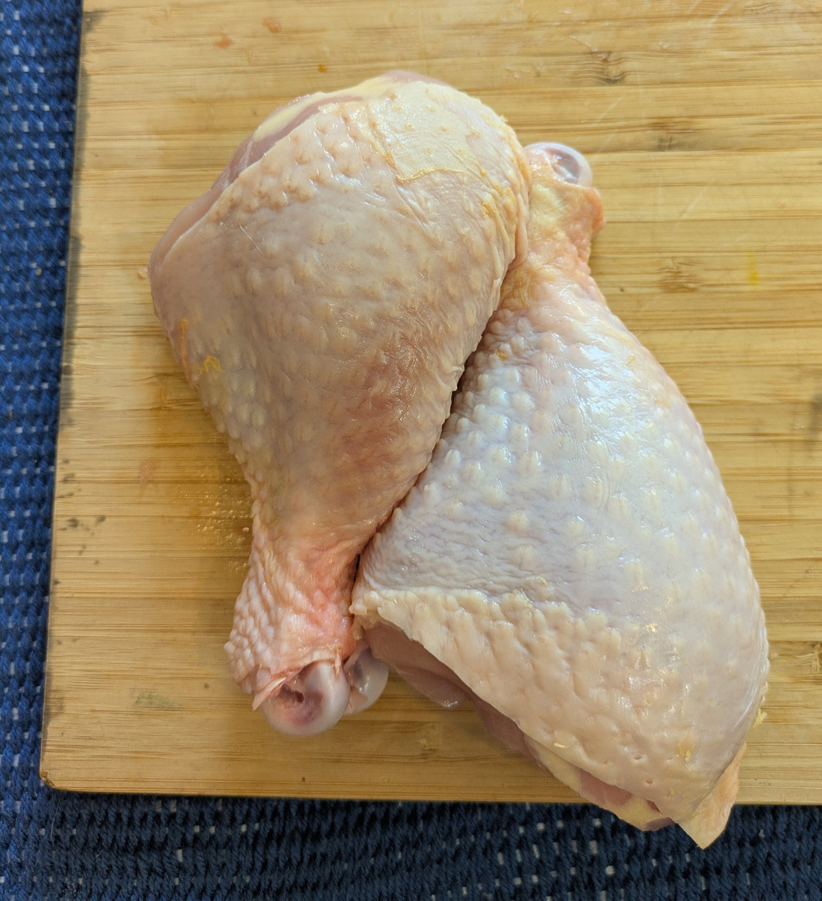 Corn free, soy free, pasture raised chicken drumsticks grown in Virgin, Utah.
