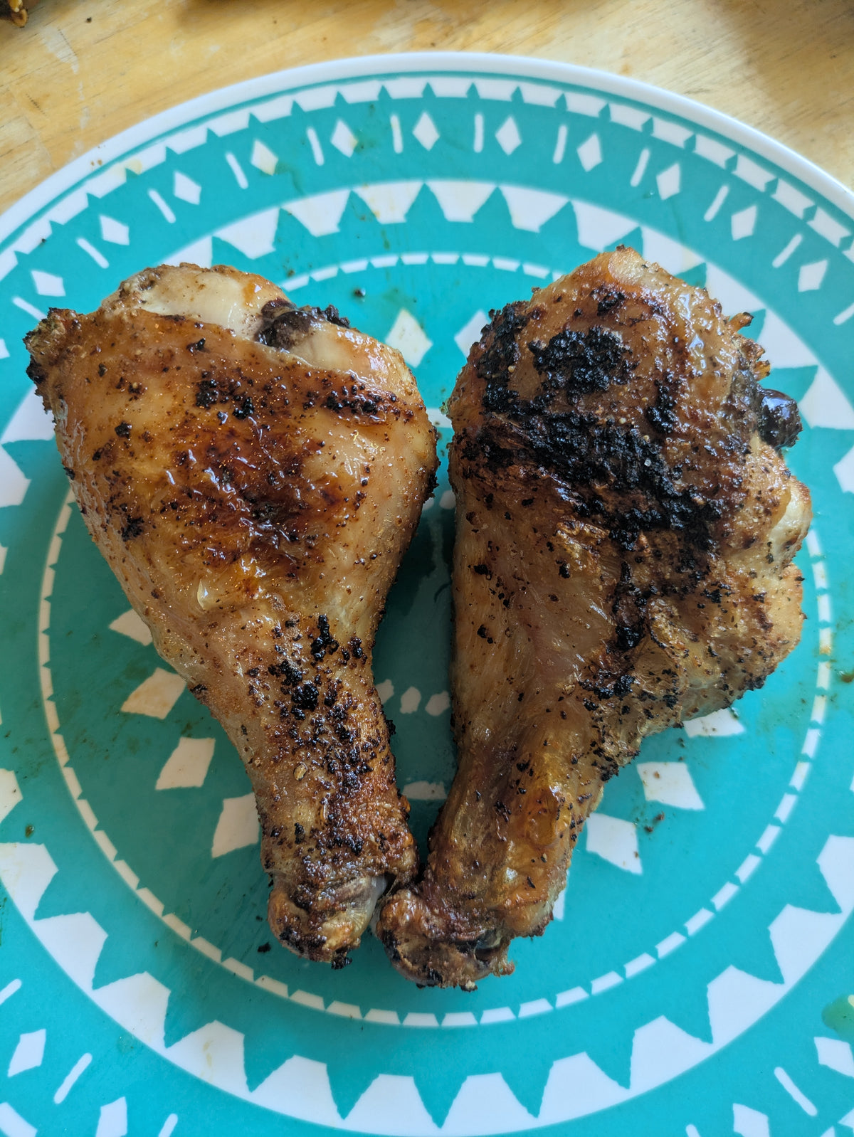 Corn free, soy free, pasture raised chicken drumsticks grown in Virgin, Utah at Onward Homestead.