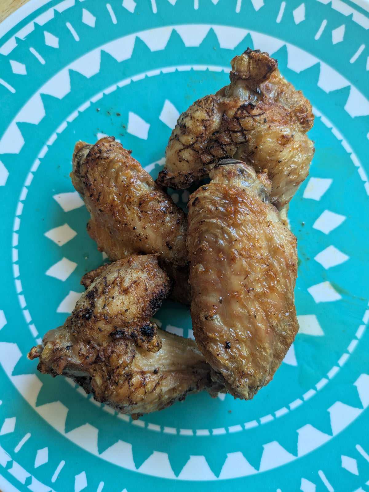 Corn free, soy free, pasture raised chicken wings grown in Virgin, Utah at Onward Homestead.